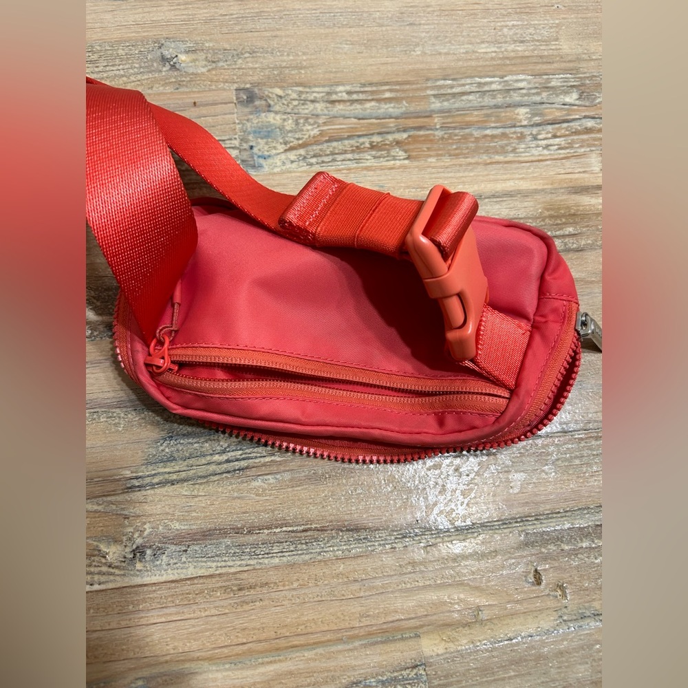 Raspberry slightly used and loved lululemon belt bag